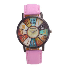 Load image into Gallery viewer, Creative And Unique Zegarki Damskie SONSDO Vintage Harajuku Graffiti Clock Women's Watches Best Sellers Relojes Para Mujer Fi