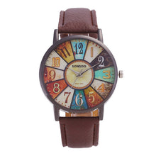 Load image into Gallery viewer, Creative And Unique Zegarki Damskie SONSDO Vintage Harajuku Graffiti Clock Women's Watches Best Sellers Relojes Para Mujer Fi