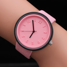 Load image into Gallery viewer, Fashion Women's Watch Candy Leather Strap Ladies Quartz Wristwatch Young Girl Watch Simple Clock Gift 2020 Zegarki Damskie*M