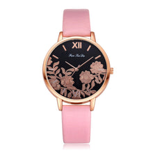 Load image into Gallery viewer, Luxury Fashion Leather Band Analog Quartz Round Wrist Watch Watches Zegarki Damskie Relogio Feminino de Luxo