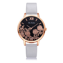 Load image into Gallery viewer, Luxury Fashion Leather Band Analog Quartz Round Wrist Watch Watches Zegarki Damskie Relogio Feminino de Luxo