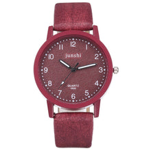 Load image into Gallery viewer, Best Selling Women Watch Fashion Roman Numerals Dial Ladies Quartz Wristwatch Exquisite Leather Strap Clock Zegarki Damskie