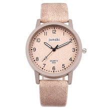 Load image into Gallery viewer, Best Selling Women Watch Fashion Roman Numerals Dial Ladies Quartz Wristwatch Exquisite Leather Strap Clock Zegarki Damskie
