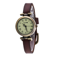 Load image into Gallery viewer, CCQ brand Quartz Ladies clock Fashion Leather Wristwatch Women watches Retro Roman numeral dial uhren zegarki horloges 2018 B40