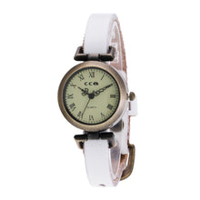 Load image into Gallery viewer, CCQ brand Quartz Ladies clock Fashion Leather Wristwatch Women watches Retro Roman numeral dial uhren zegarki horloges 2018 B40