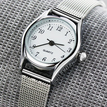 Load image into Gallery viewer, 2019 Top luxury Brand Ladies Silver Leisure Quartz Wrist Watch Women Fashion Full Stainless Steel Clock zegarki damskie relogios
