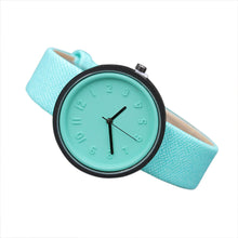 Load image into Gallery viewer, Fashion Women's Watch Candy Leather Strap Ladies Quartz Wristwatch Young Girl Watch Simple Clock Gift 2020 Zegarki Damskie*M

