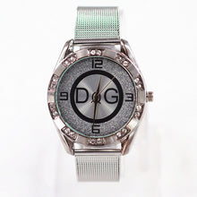 Load image into Gallery viewer, Zegarki Damskie Luxury brands DQG Women Crystal Silver stainless steel Quartz Watch Lady Outdoor Sport Watch Hot sale Montres

