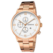 Load image into Gallery viewer, Waches Women Luxury Quartz Sport Military Stainless Steel Dial Leather Band Wrist Watch zegarki damskie kol saati orologi donna

