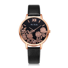 Load image into Gallery viewer, Luxury Fashion Leather Band Analog Quartz Round Wrist Watch Watches Zegarki Damskie Relogio Feminino de Luxo
