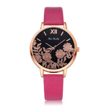 Load image into Gallery viewer, Luxury Fashion Leather Band Analog Quartz Round Wrist Watch Watches Zegarki Damskie Relogio Feminino de Luxo
