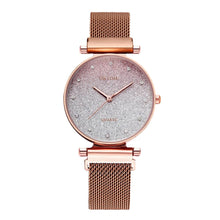 Load image into Gallery viewer, 2019 Casual Women Watches Fashion Luxury Starry sky Mesh Women's Watch Relogio Ladies Watch Feminino zegarki damskie reloj mujer
