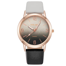 Load image into Gallery viewer, Cassic Style Women Watches Round Dial Ladies Watches Gradient Leather StrapQuartz Wristwatch Business Clock Zegarki Damskie #W
