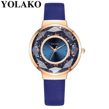 Load image into Gallery viewer, YOLAKO Classic Design Watch Casual Ladies Watch Leather Band Quartz Analog Wristwatch Gift For Women Dress zegarki damskie %N
