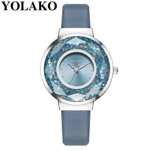 Load image into Gallery viewer, YOLAKO Classic Design Watch Casual Ladies Watch Leather Band Quartz Analog Wristwatch Gift For Women Dress zegarki damskie %N
