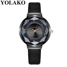 Load image into Gallery viewer, YOLAKO Classic Design Watch Casual Ladies Watch Leather Band Quartz Analog Wristwatch Gift For Women Dress zegarki damskie %N

