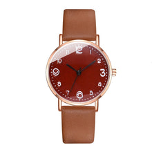 Load image into Gallery viewer, Luxury Women Arabic Numbers Watch Casual Ladies Leather Analog Quartz Wristwatches Zegarki Damskie Reloj Mujer
