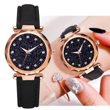 Load image into Gallery viewer, Fashion Top Brand Luxury Starry Sky Watches Women Leather Quartz Clock Dress Sports Watches Female Zegarki Damskie Dropshipping
