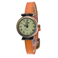 Load image into Gallery viewer, CCQ brand Quartz Ladies clock Fashion Leather Wristwatch Women watches Retro Roman numeral dial uhren zegarki horloges 2018 B40
