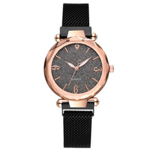 Load image into Gallery viewer, 2019 Hot Sky Watch Women Watches Luxury Magnetic Shining Band Quartz Watch Buckle Dial Ladies Watch Mesh Zegarki Reloj Mujer
