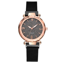Load image into Gallery viewer, 2019 Hot Sky Watch Women Watches Luxury Magnetic Shining Band Quartz Watch Buckle Dial Ladies Watch Mesh Zegarki Reloj Mujer
